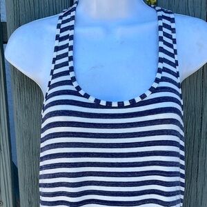 Tommy Bahama Navy Striped dress with Classic Style